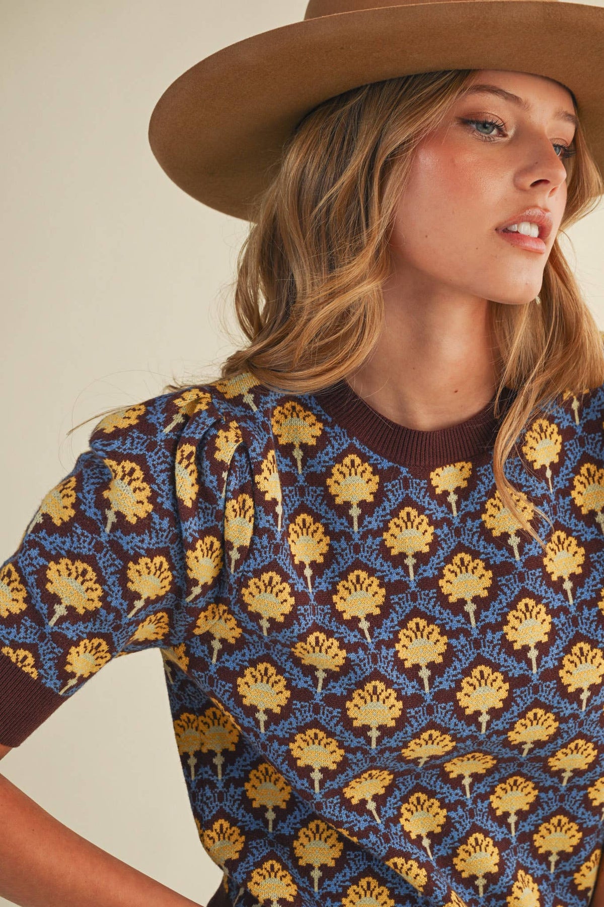 Meredith Short Sleeve Sweater
