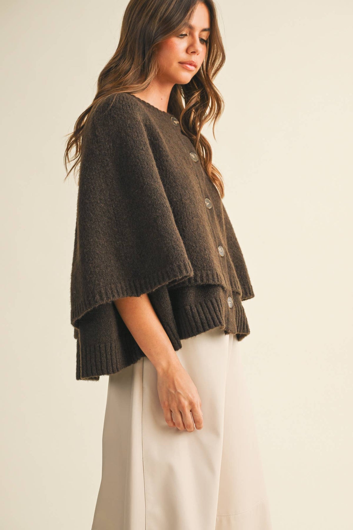 Adriana Cape Sweater