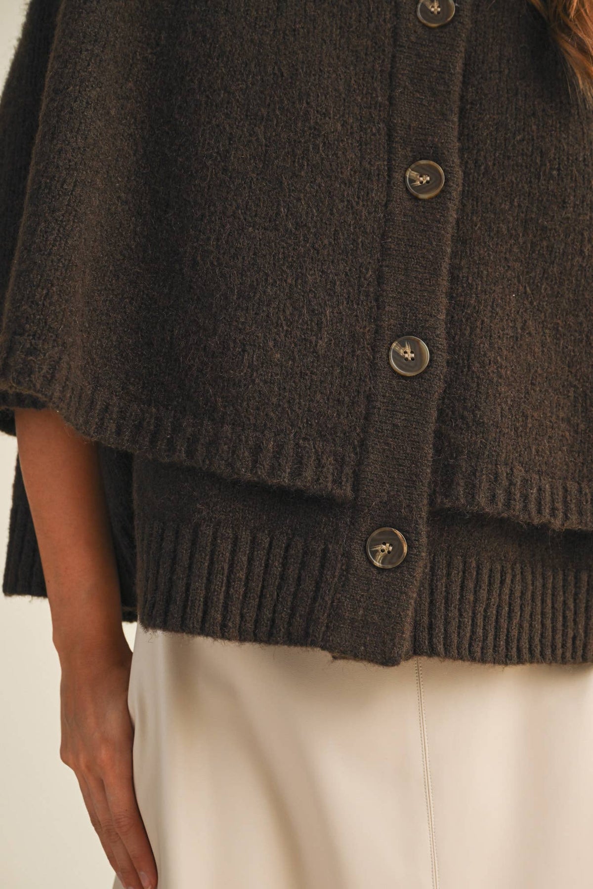 Adriana Cape Sweater