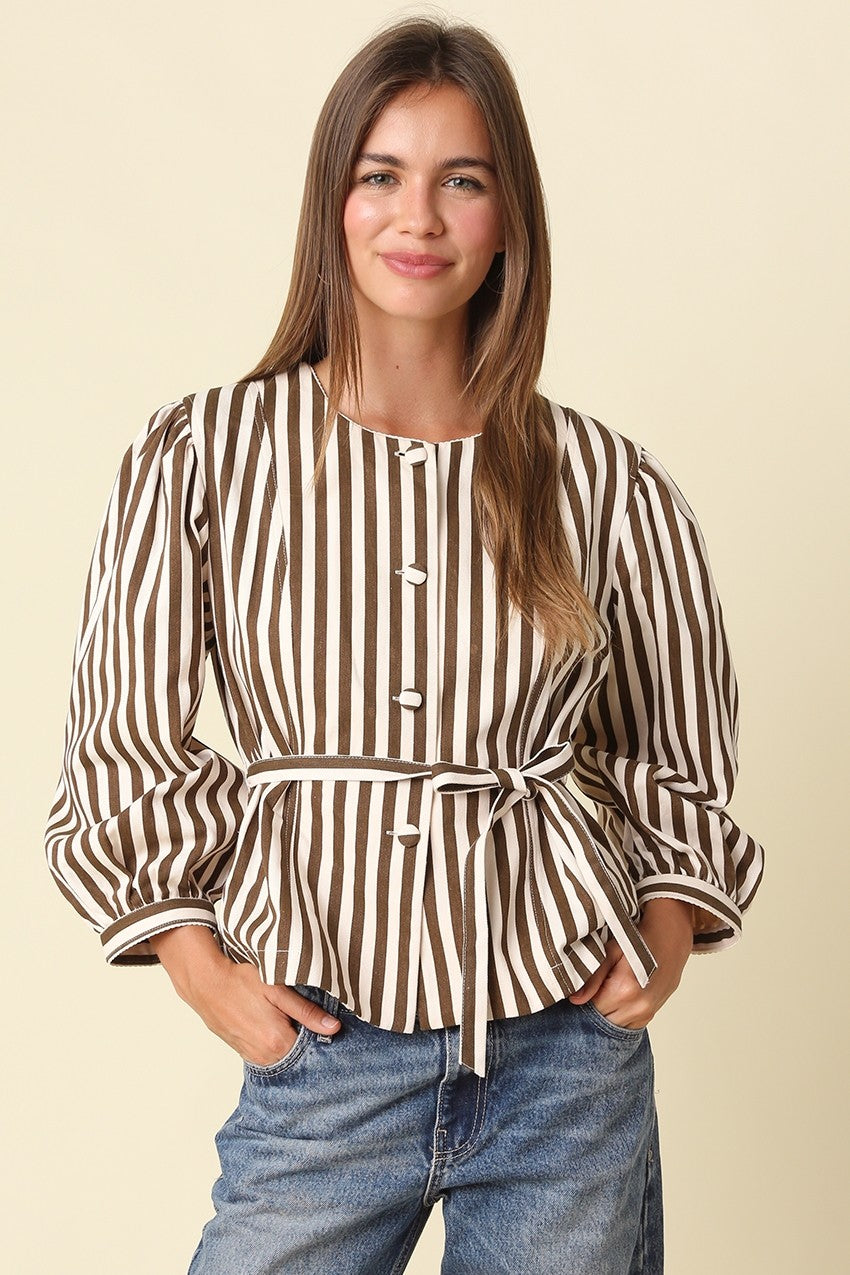 Bianca Striped Top