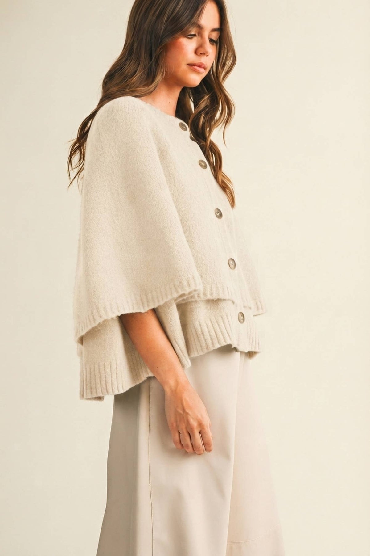 Adriana Cape Sweater