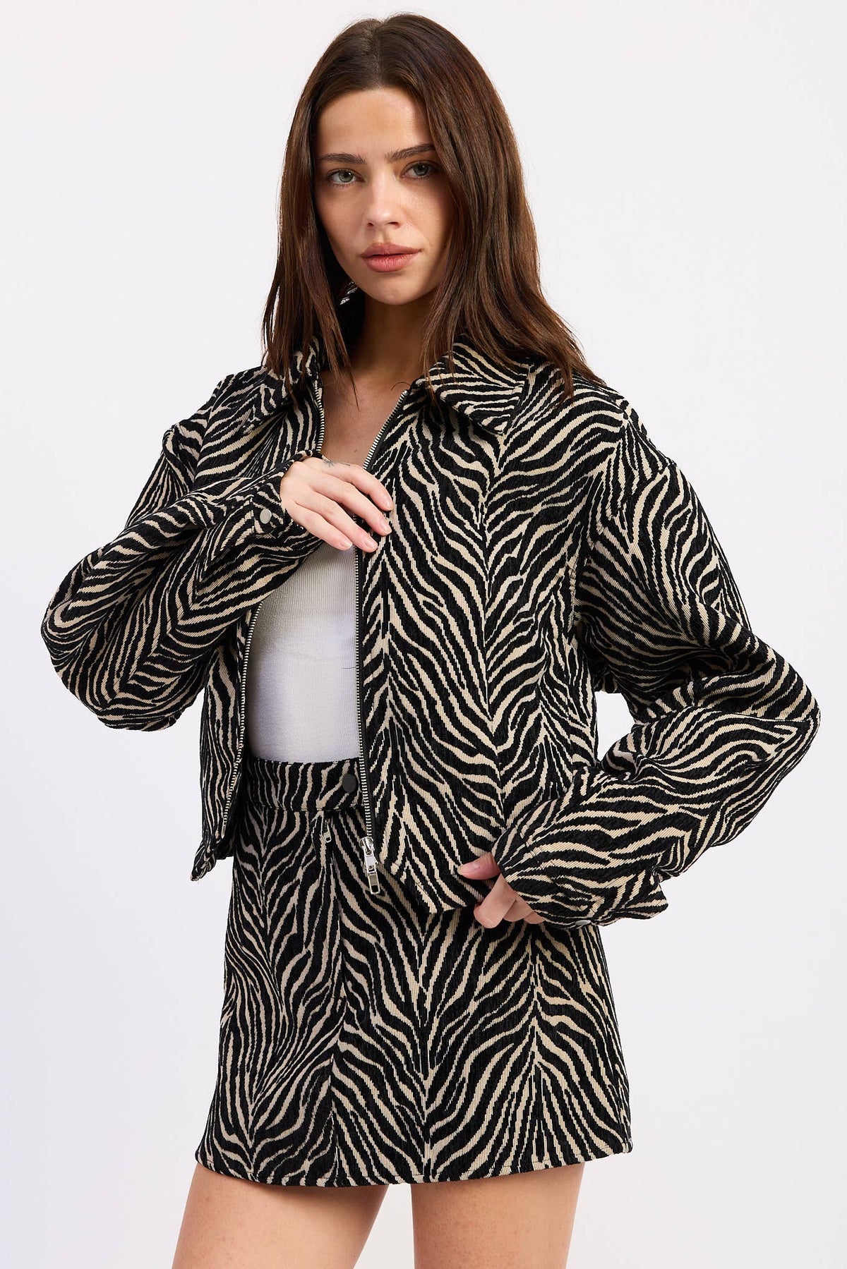 Zana Zebra Skirt