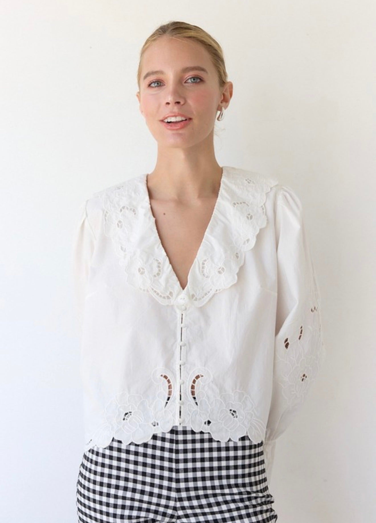 Devine Eyelet Top