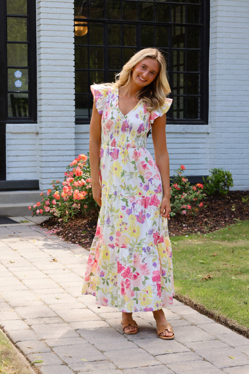 Leonie Floral Midi Dress