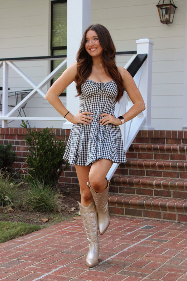 Kenny Gingham Mini Dress