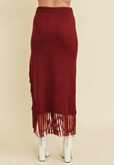 Francis Fringe Midi Skirt