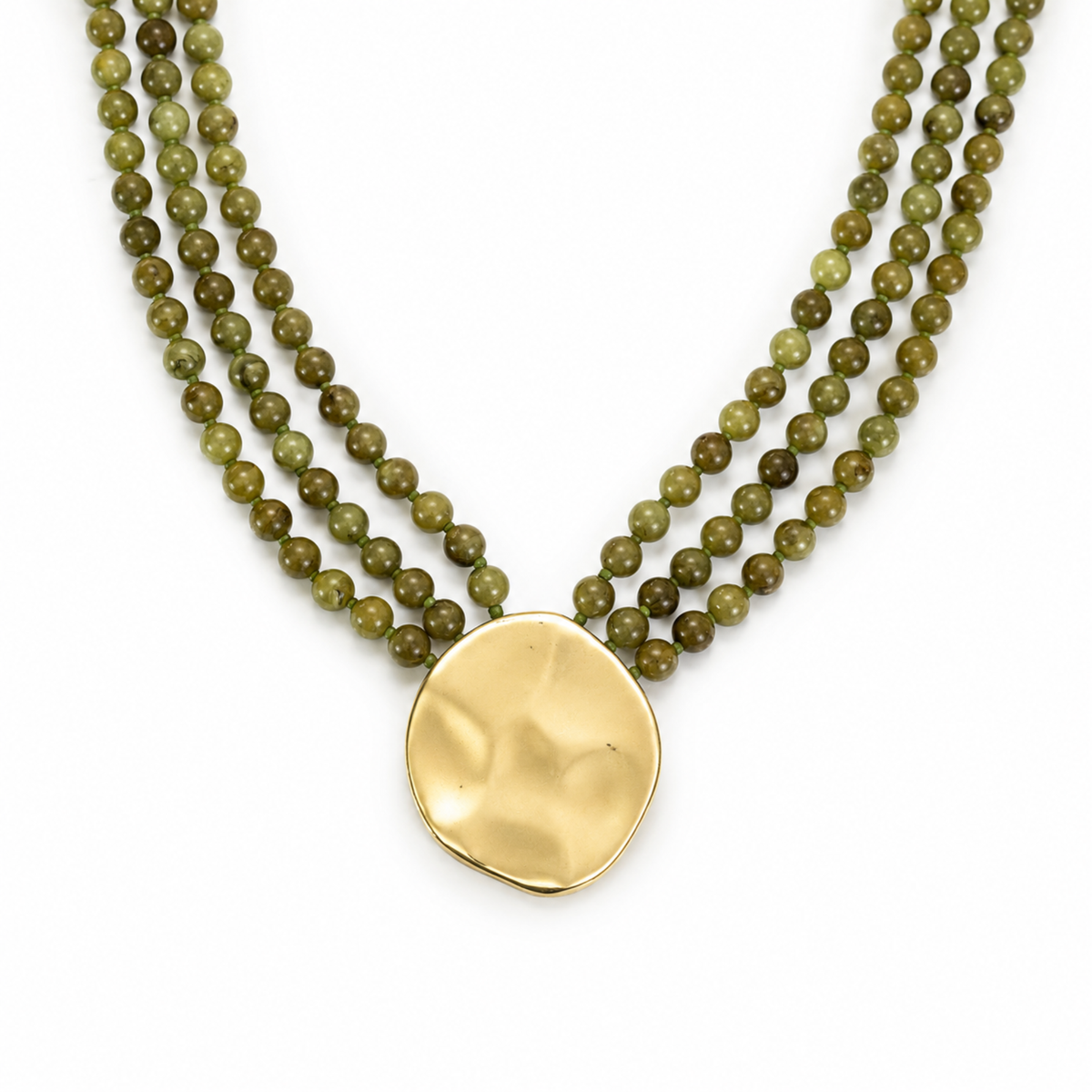 Draping Statement Beaded Necklace