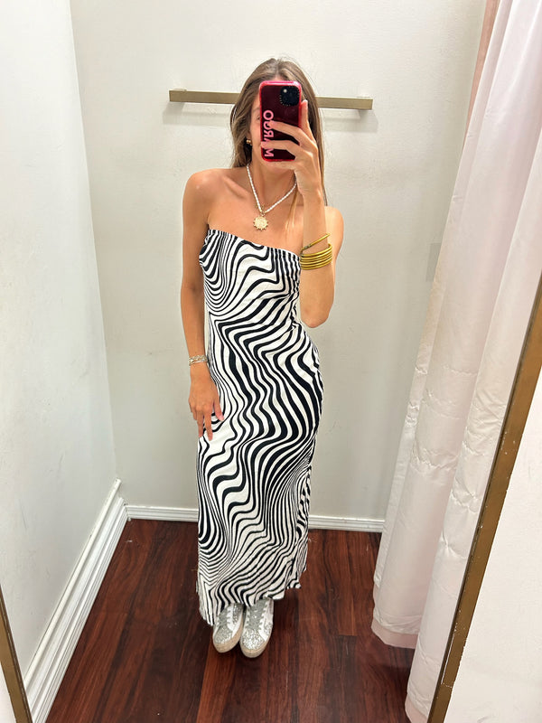 Game Daze Swirl Maxi Dress