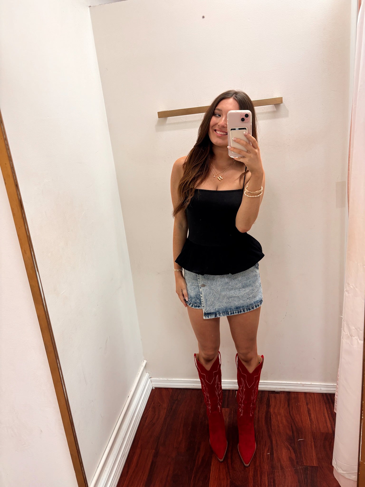 Emma Bubble Hem Tank Top