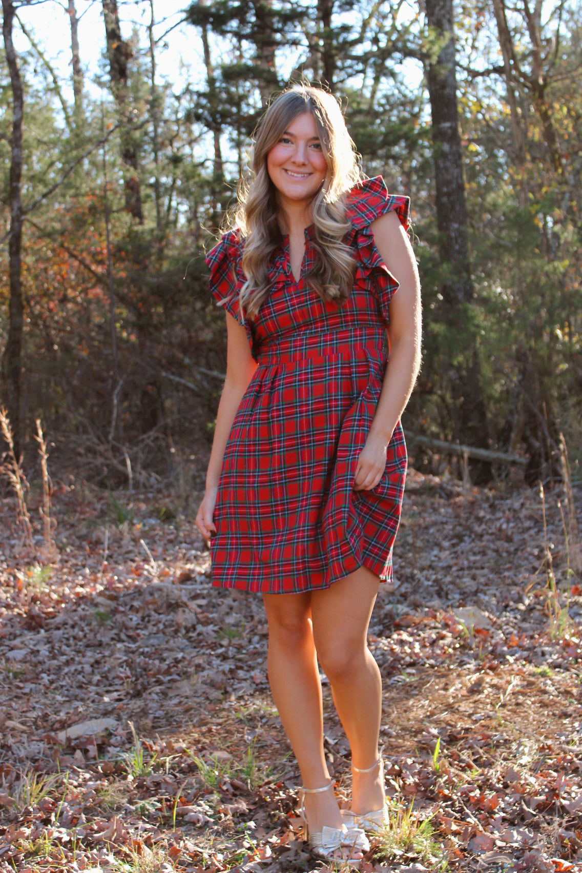 Wilma Ruffle Mini Dress
