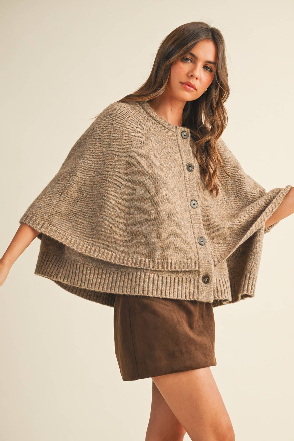 Adriana Cape Sweater