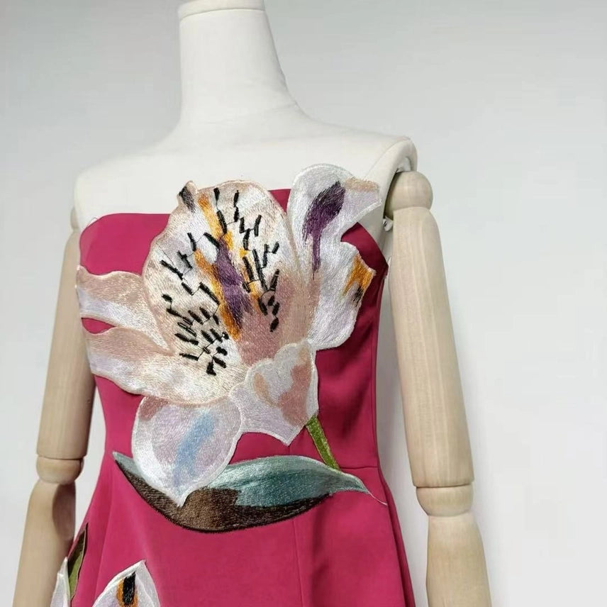 Lily Strapless Dress