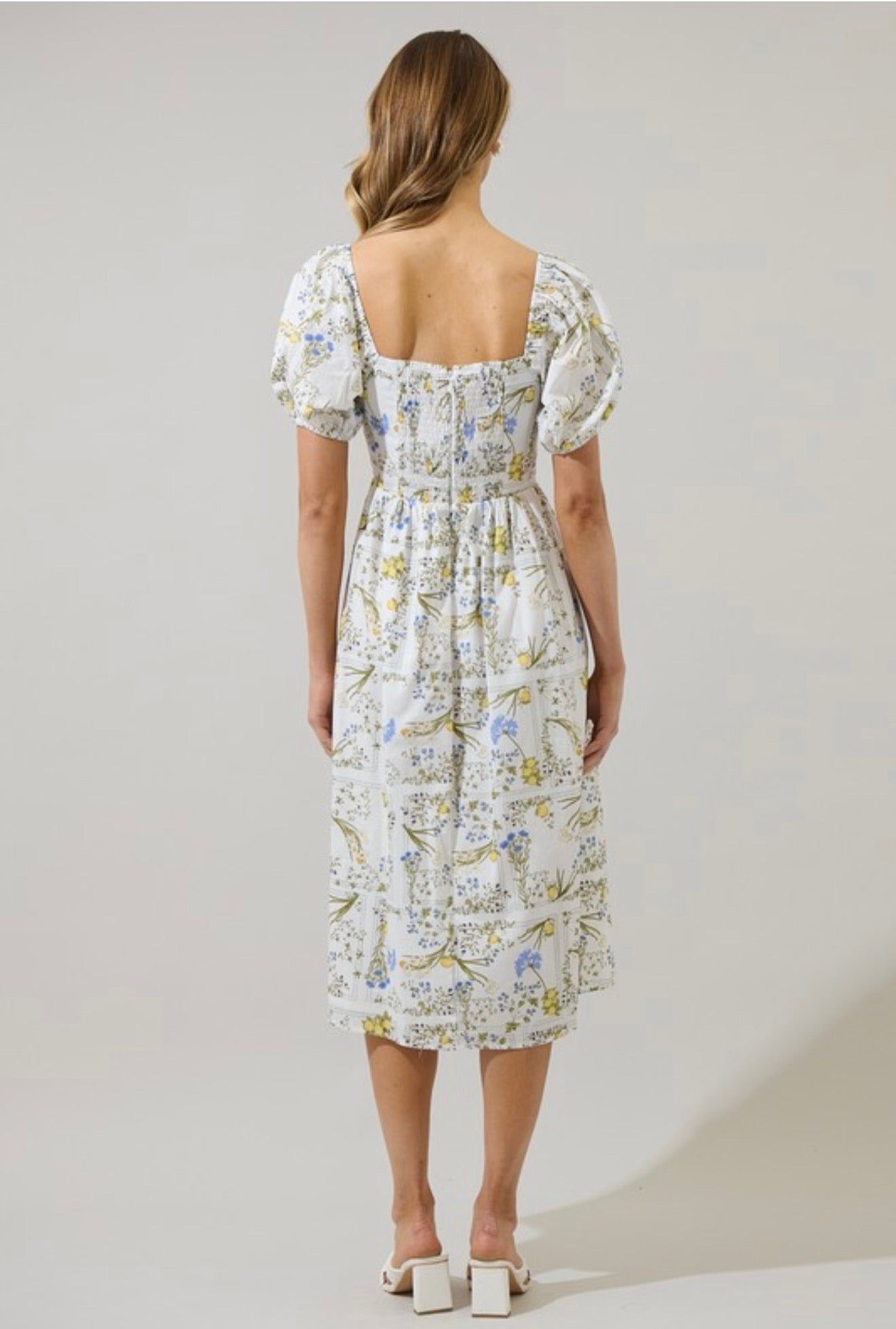 Cecily Floral Midi Dress