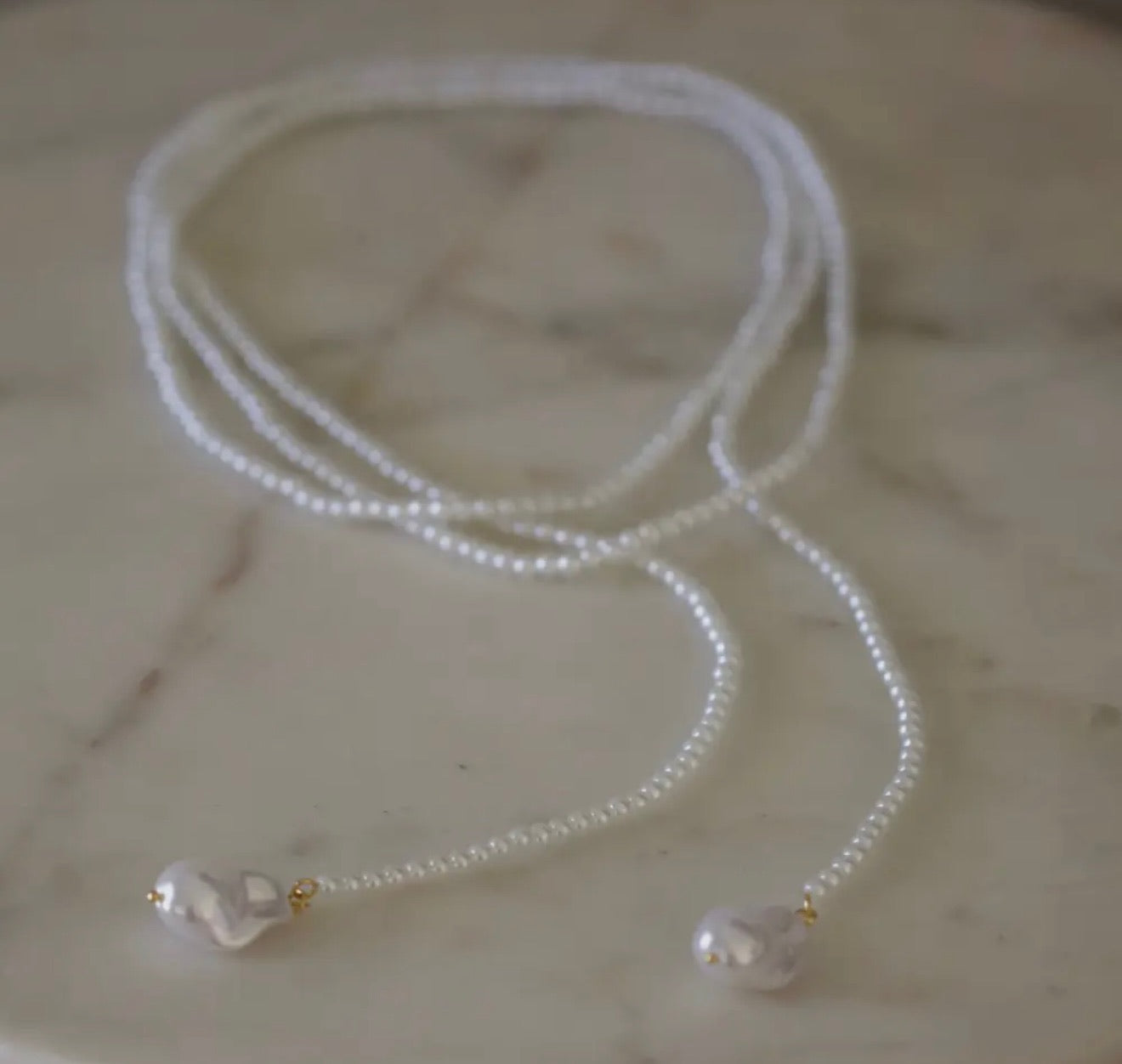 Pearl Wrap Necklace