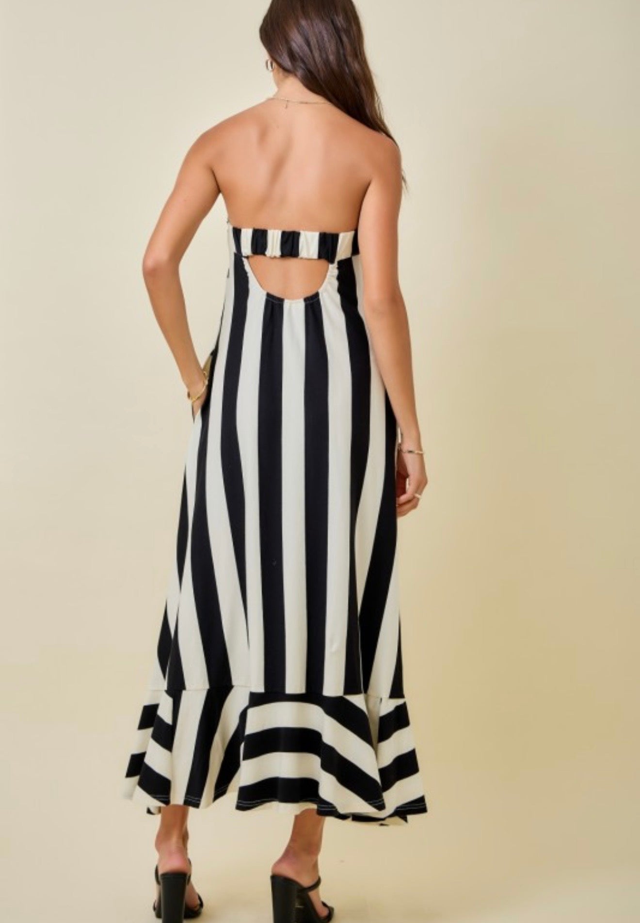 Striped Out Maxi Dress