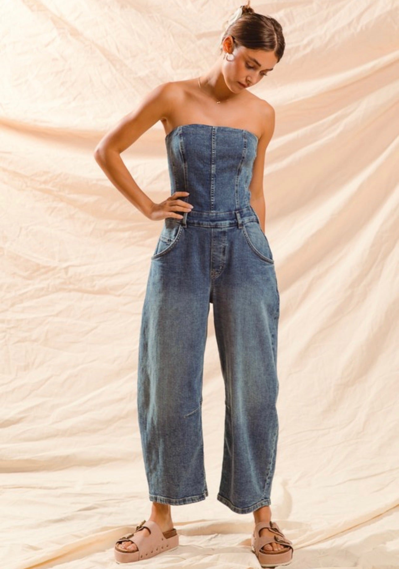 Austin Denim Jumpsuit