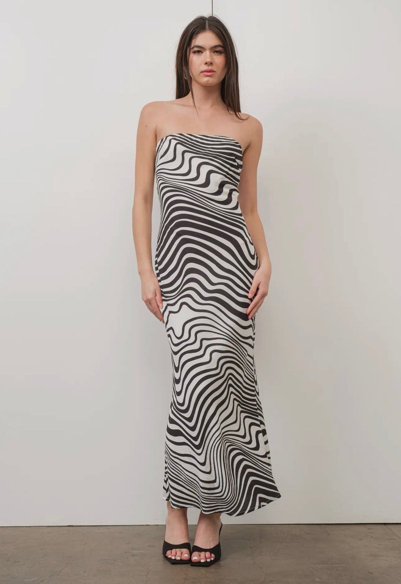 Game Daze Swirl Maxi Dress