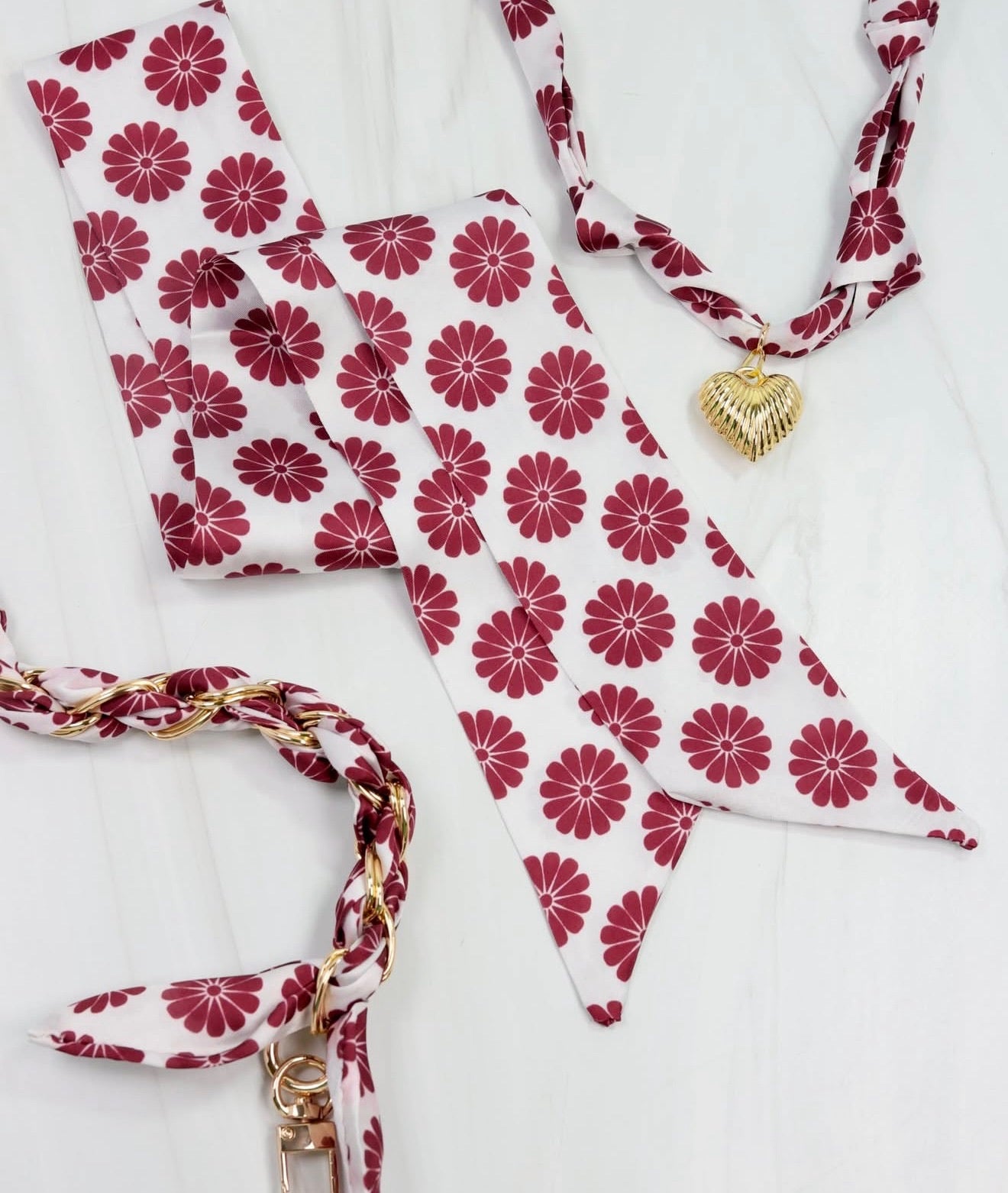 Serafina Scarf Charm Necklace