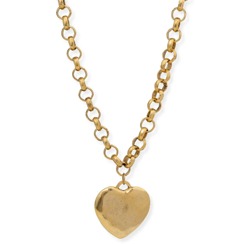 Puffy Heart Necklace