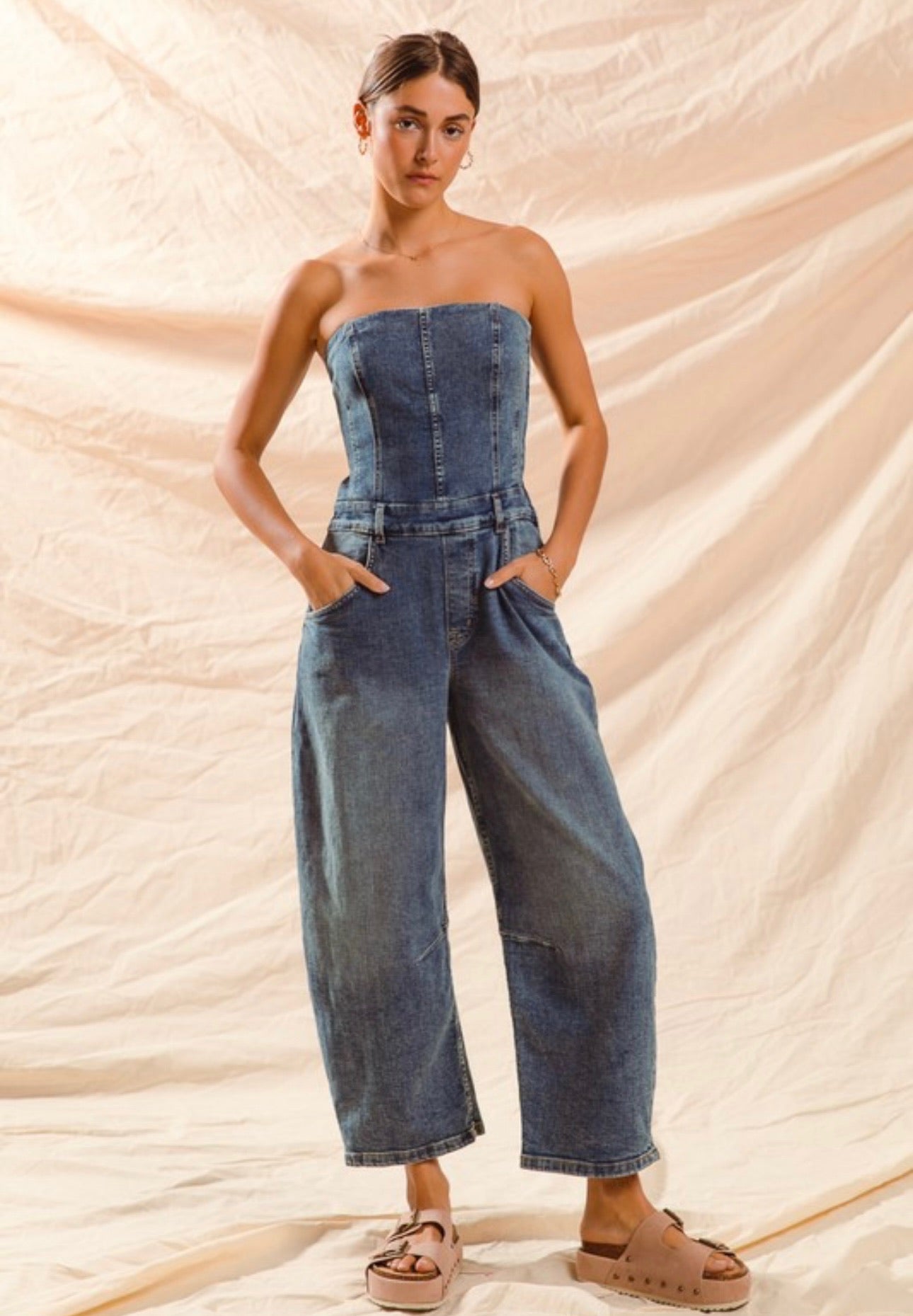 Austin Denim Jumpsuit