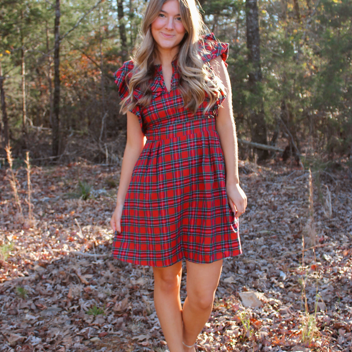 Wilma Ruffle Mini Dress