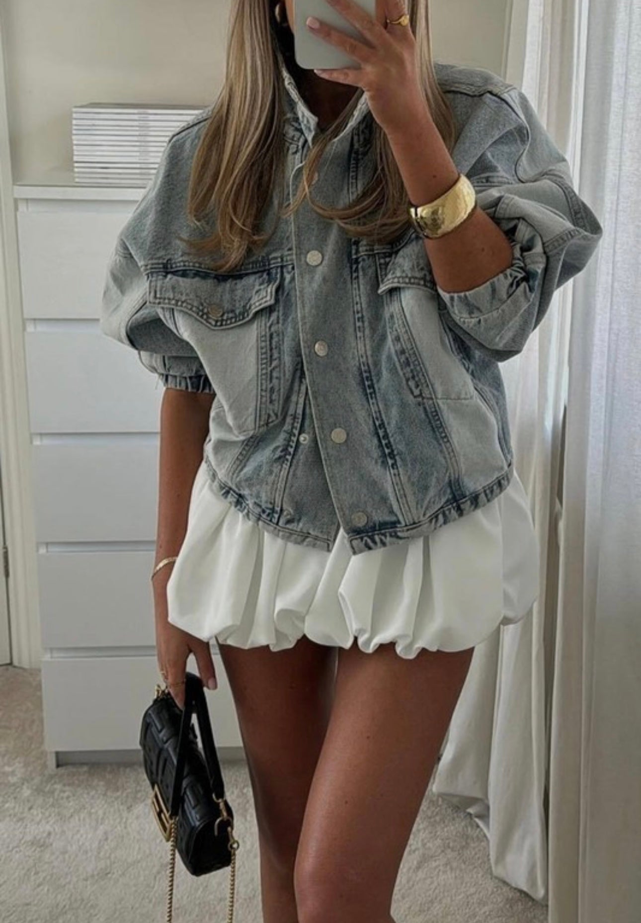 Katie Bubble Mini Skirt