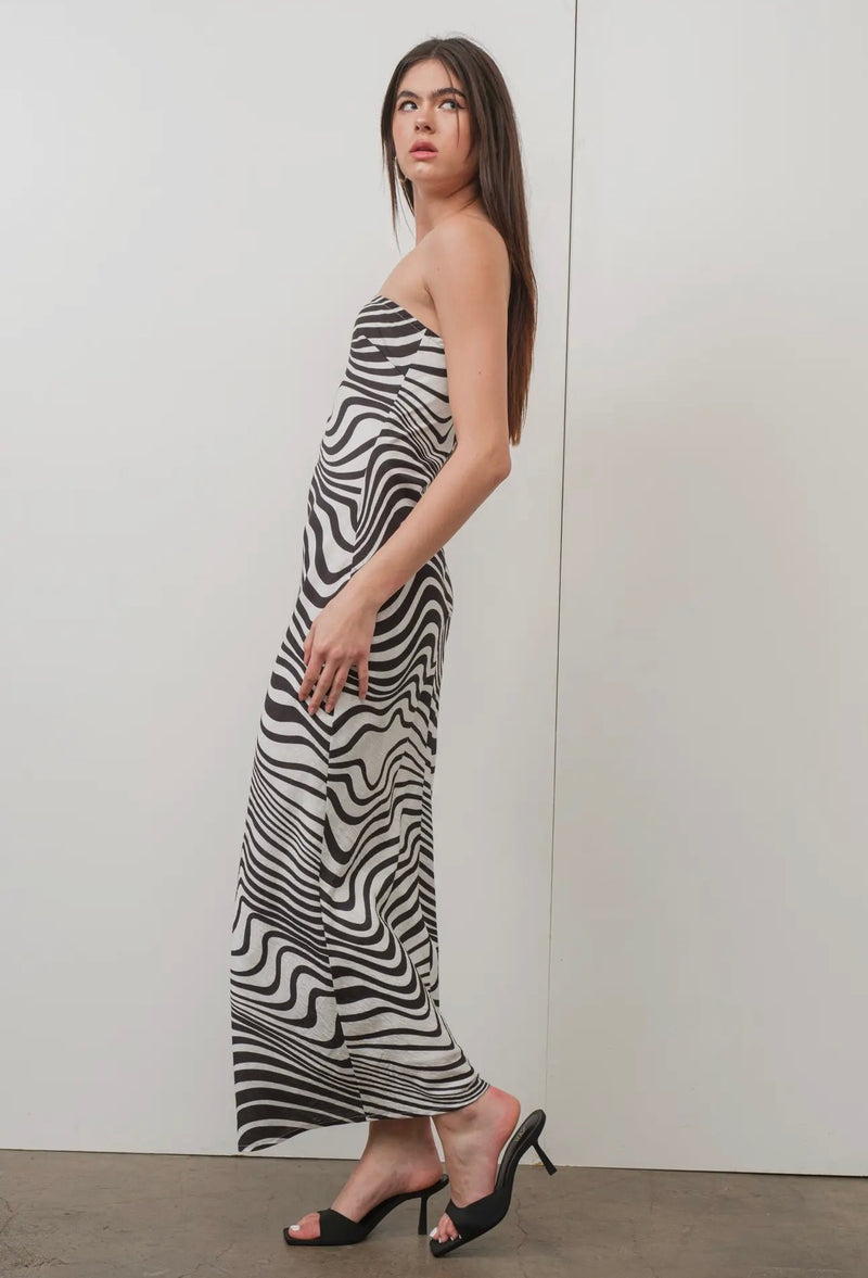 Game Daze Swirl Maxi Dress