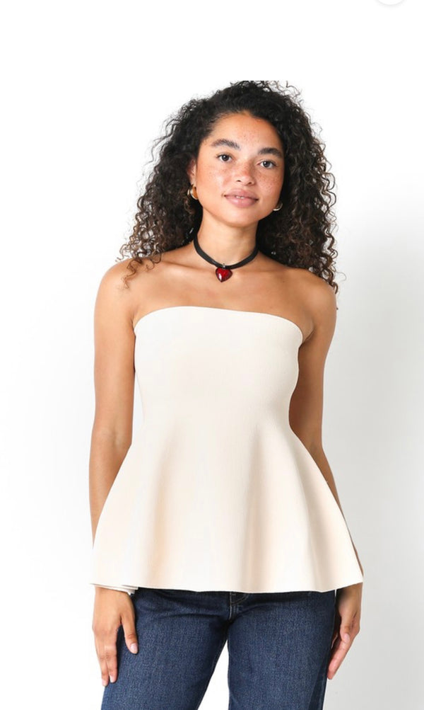 Nora Strapless Top