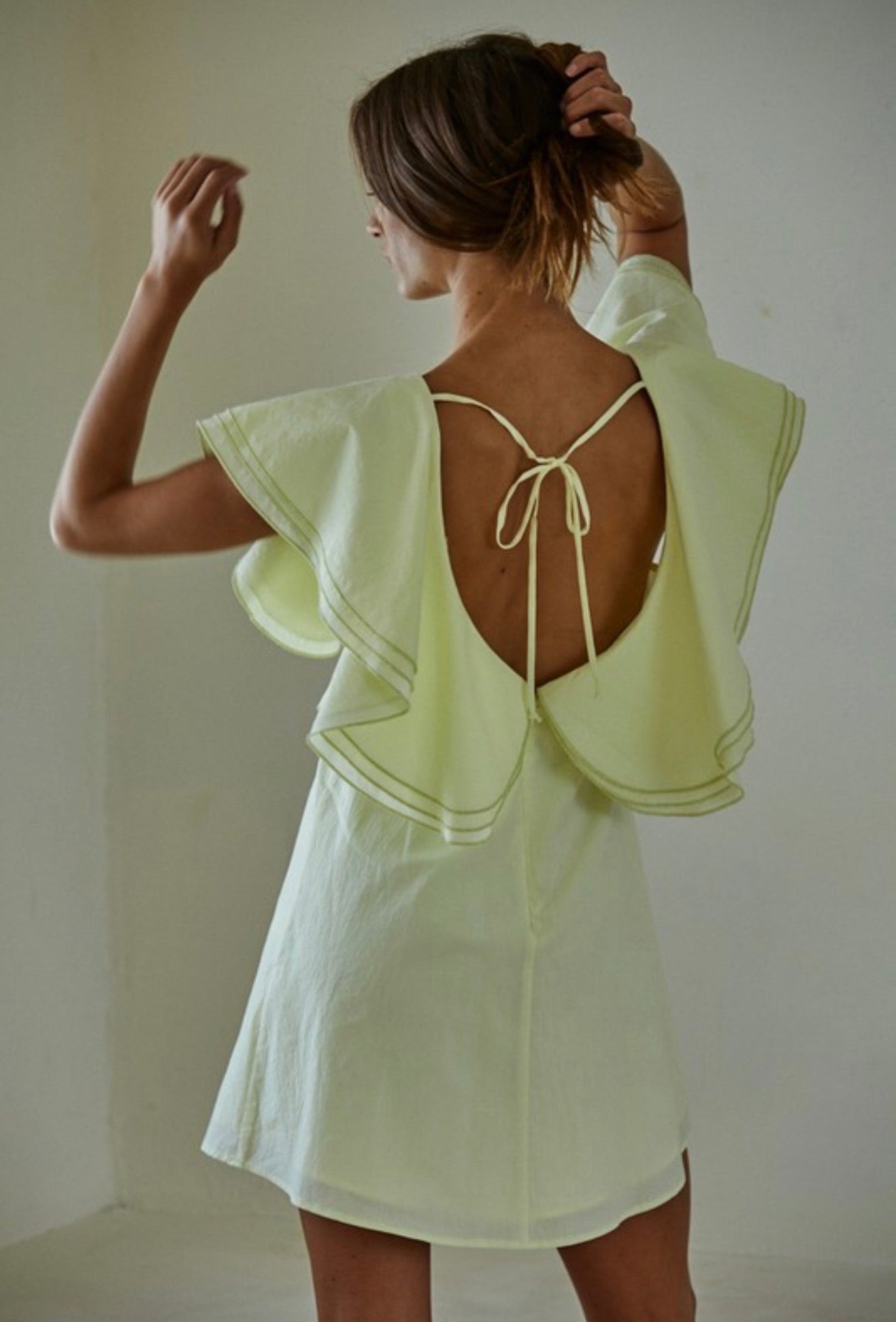 Butterfly Yellow Dress