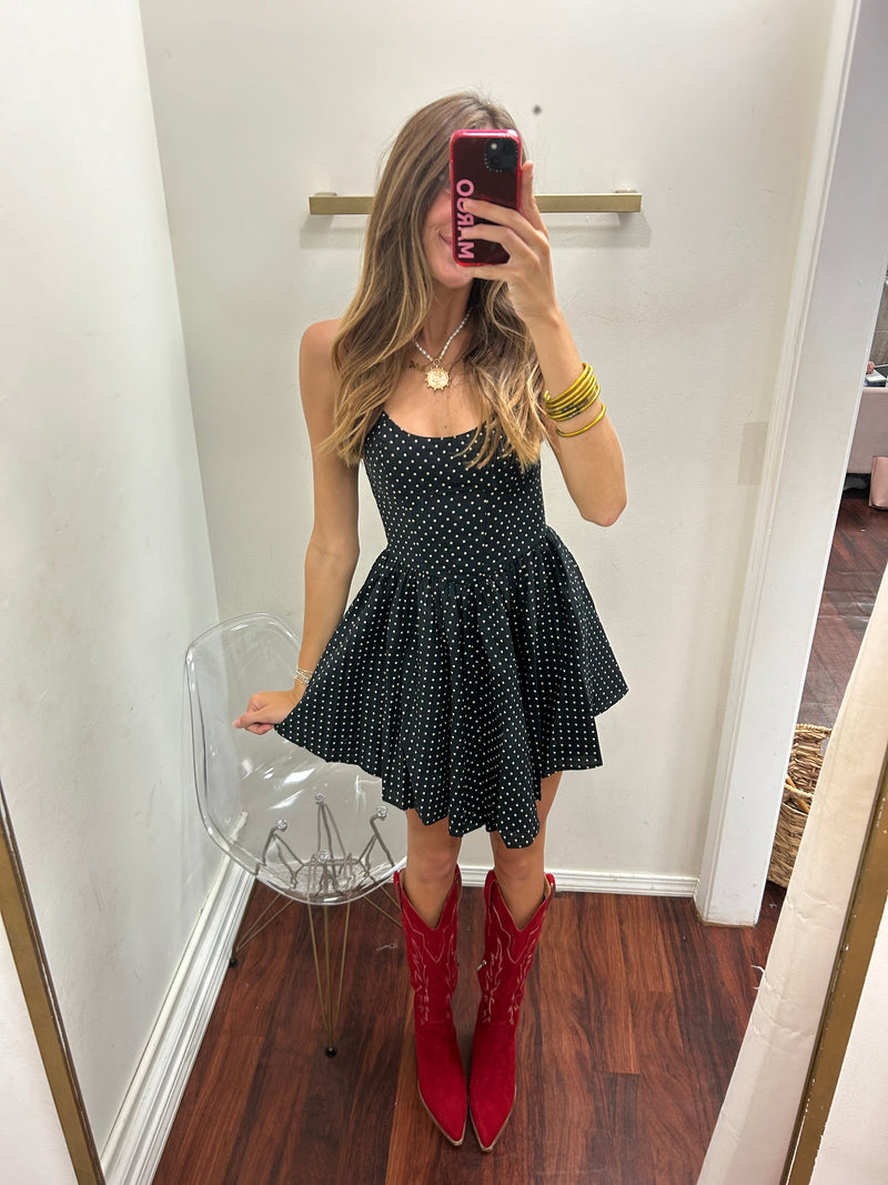 Winnie Polka Dot Mini Dress