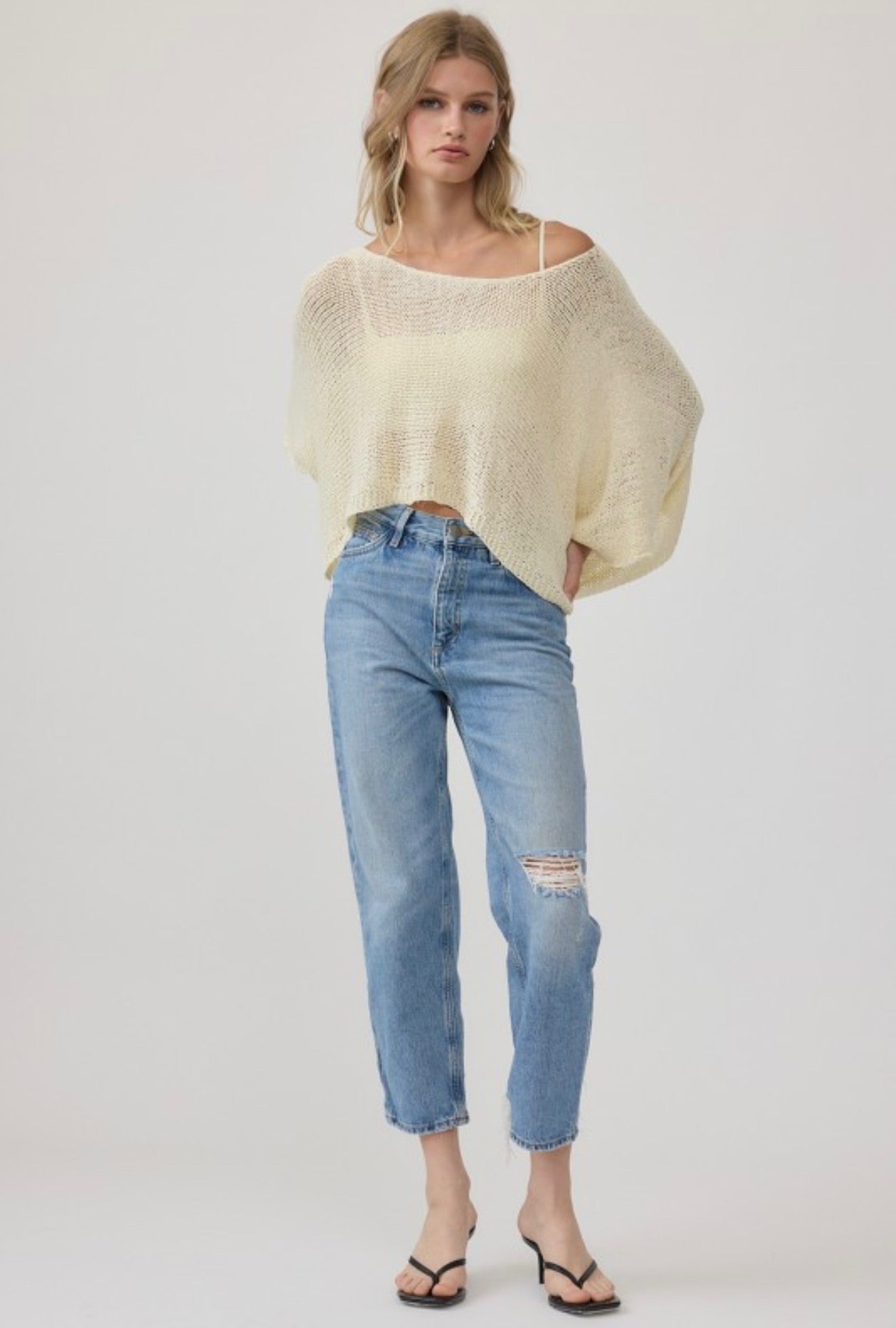 Draya Poncho Top
