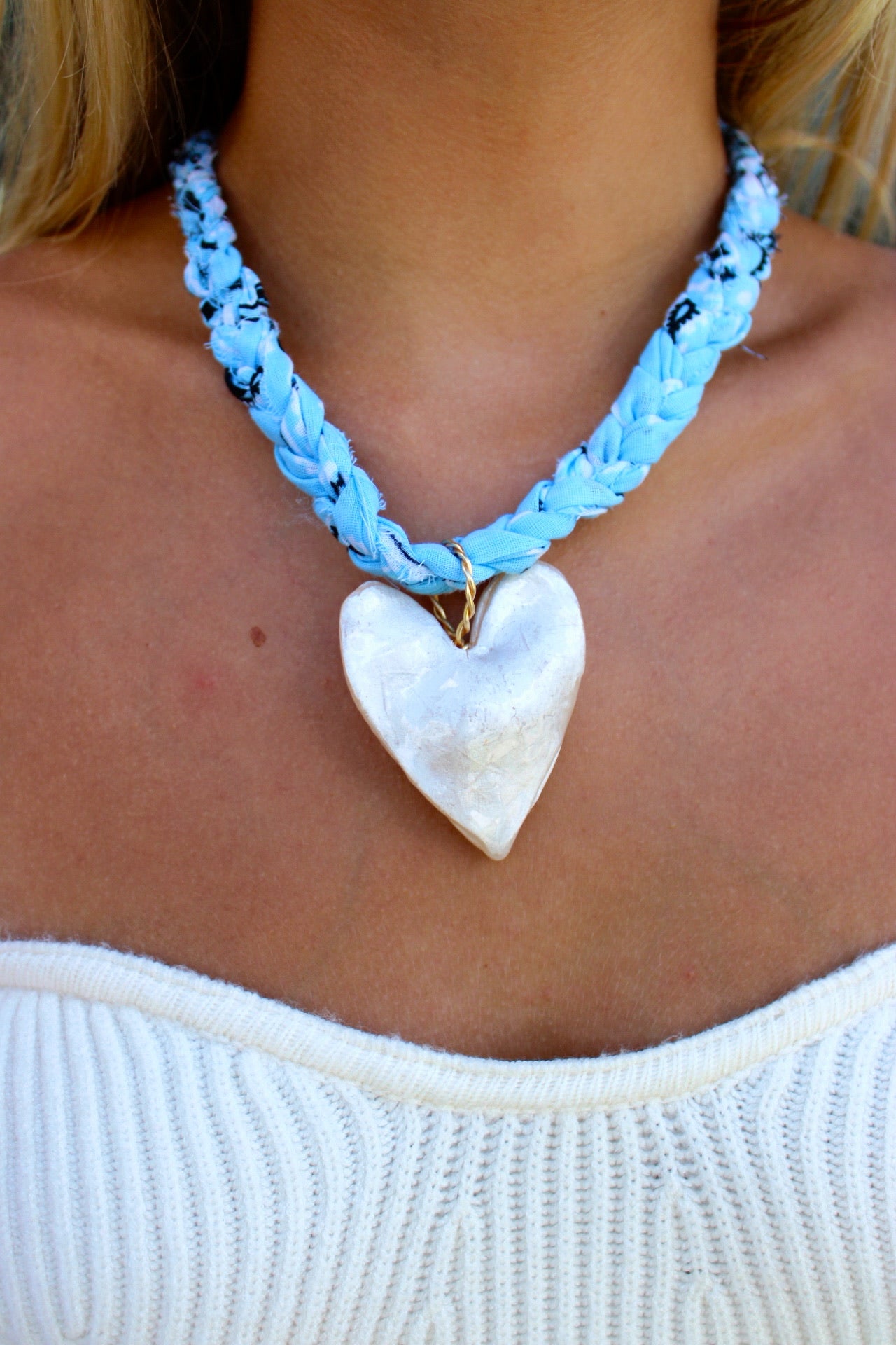 Pearl Heart Necklace