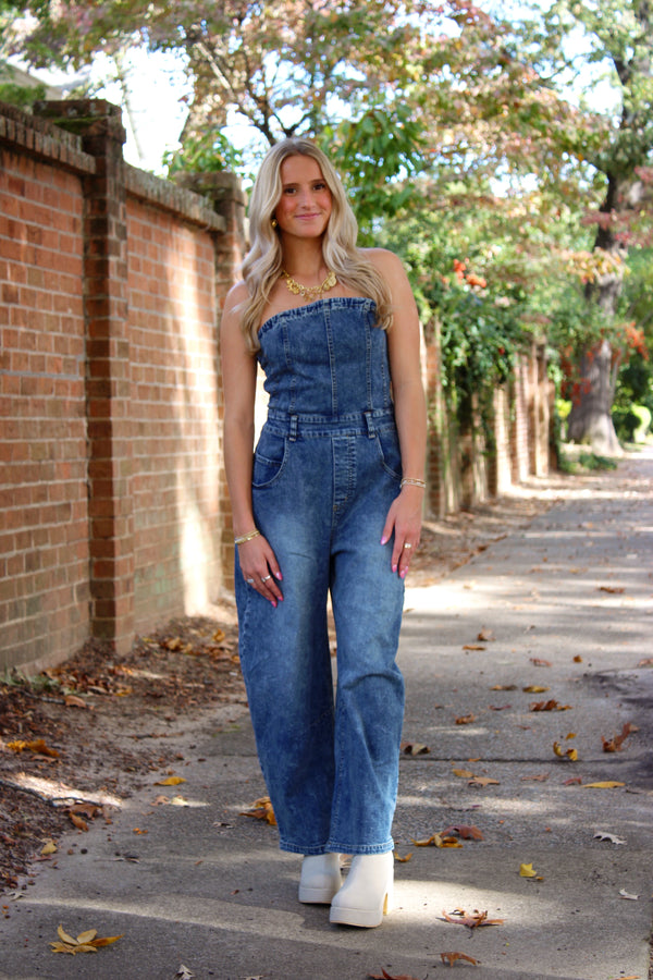 Austin Denim Jumpsuit