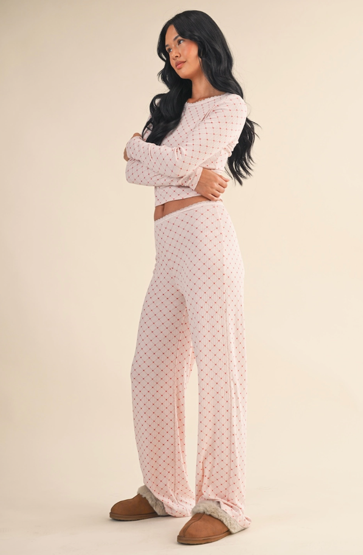Haley Heart Pajama Set
