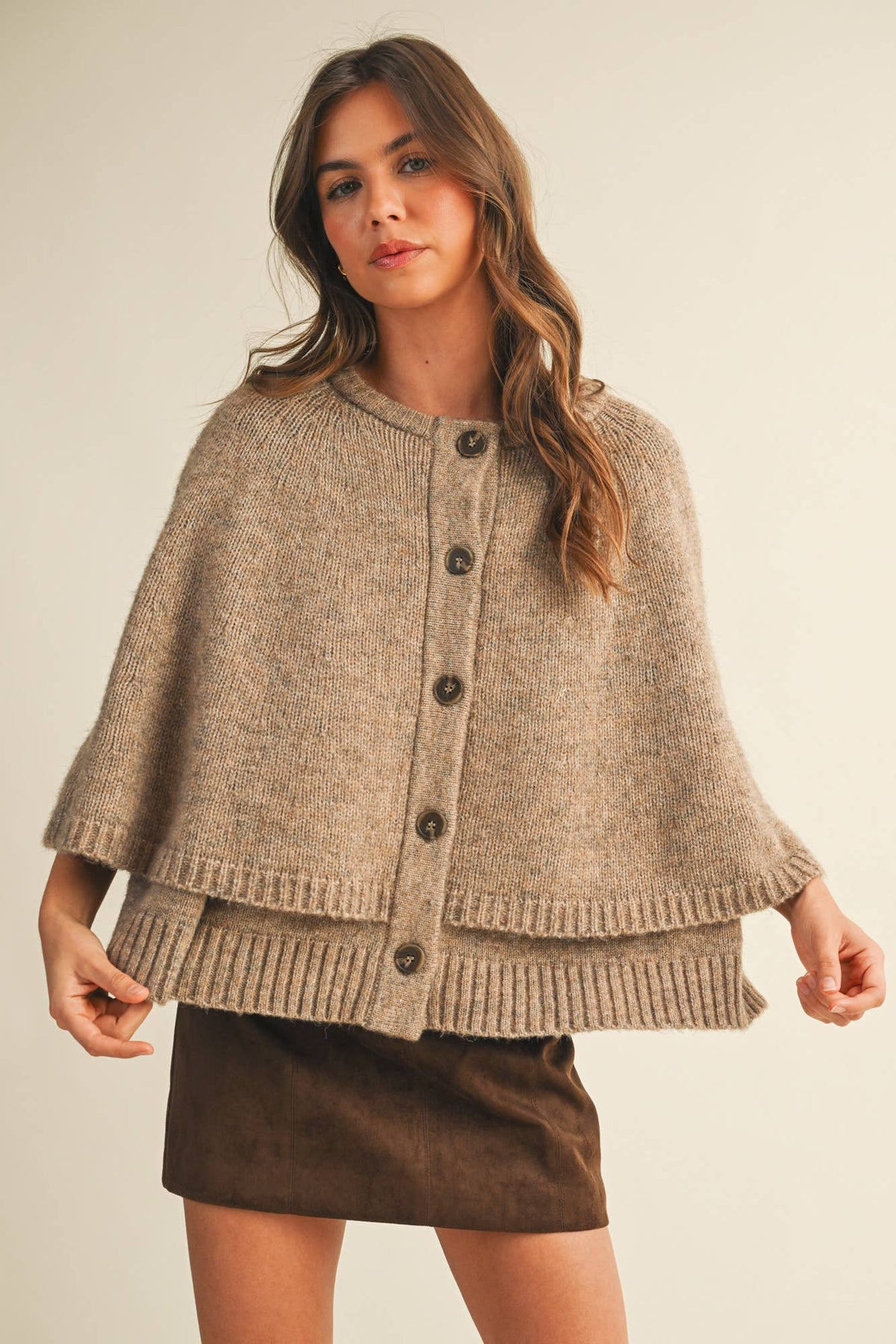 Adriana Cape Sweater