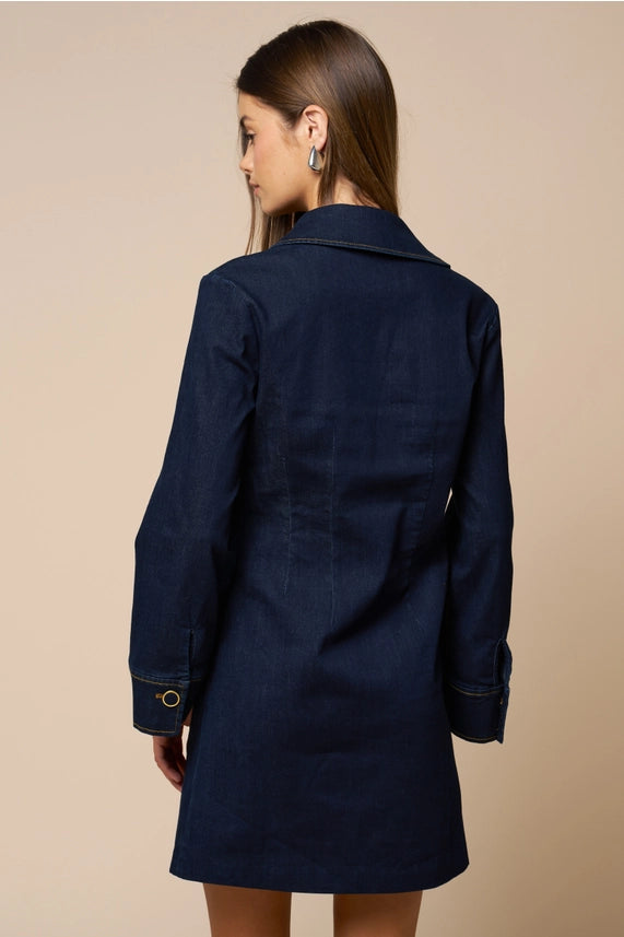Brianna Denim Mini Dress