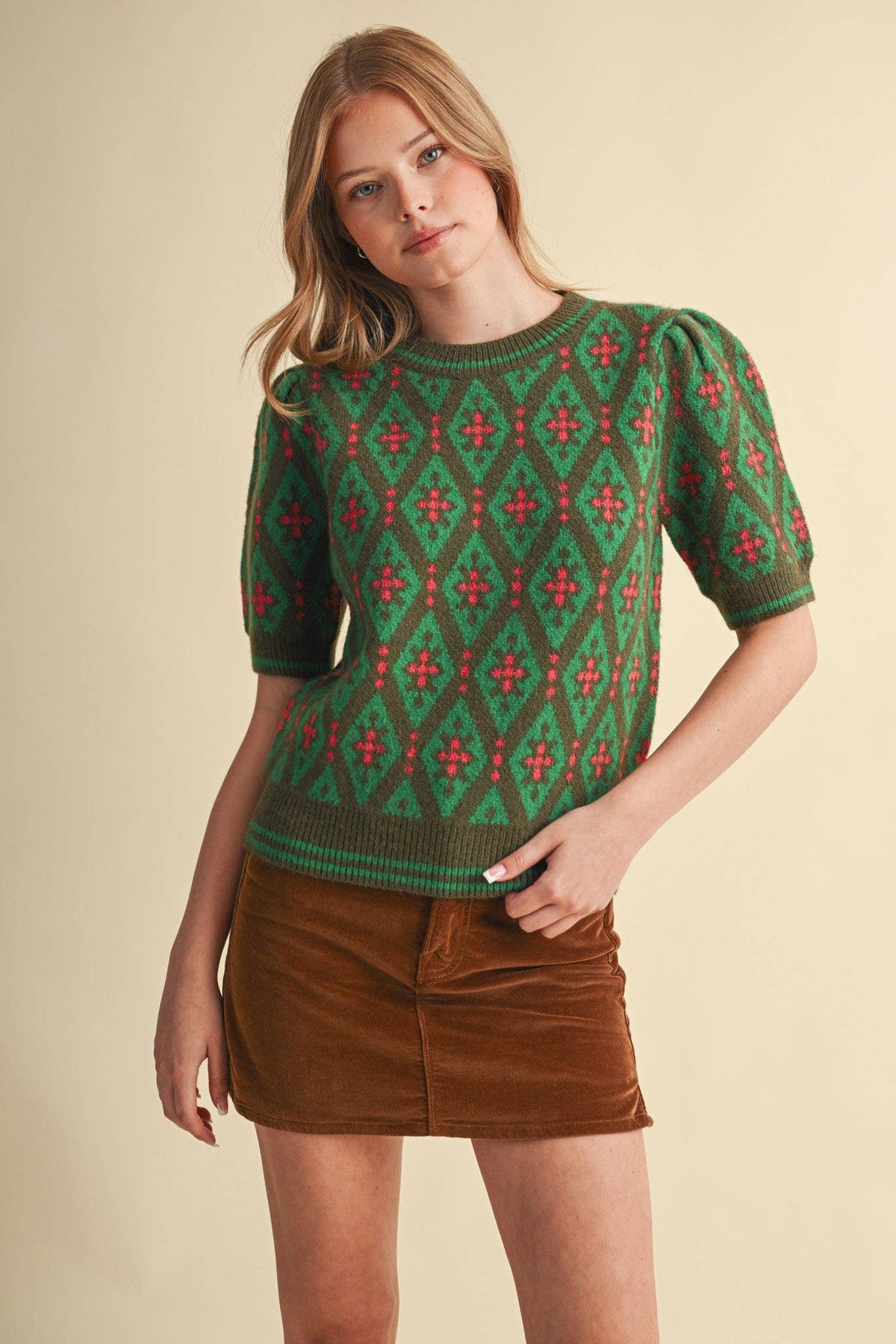 Holly Short Sleeve Sweater
