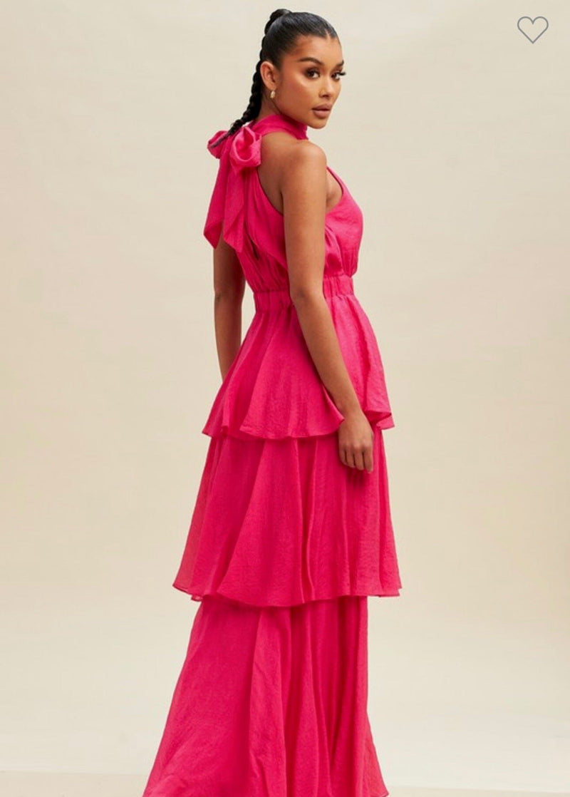 Angelica Ruffle Maxi Dress Dresses 