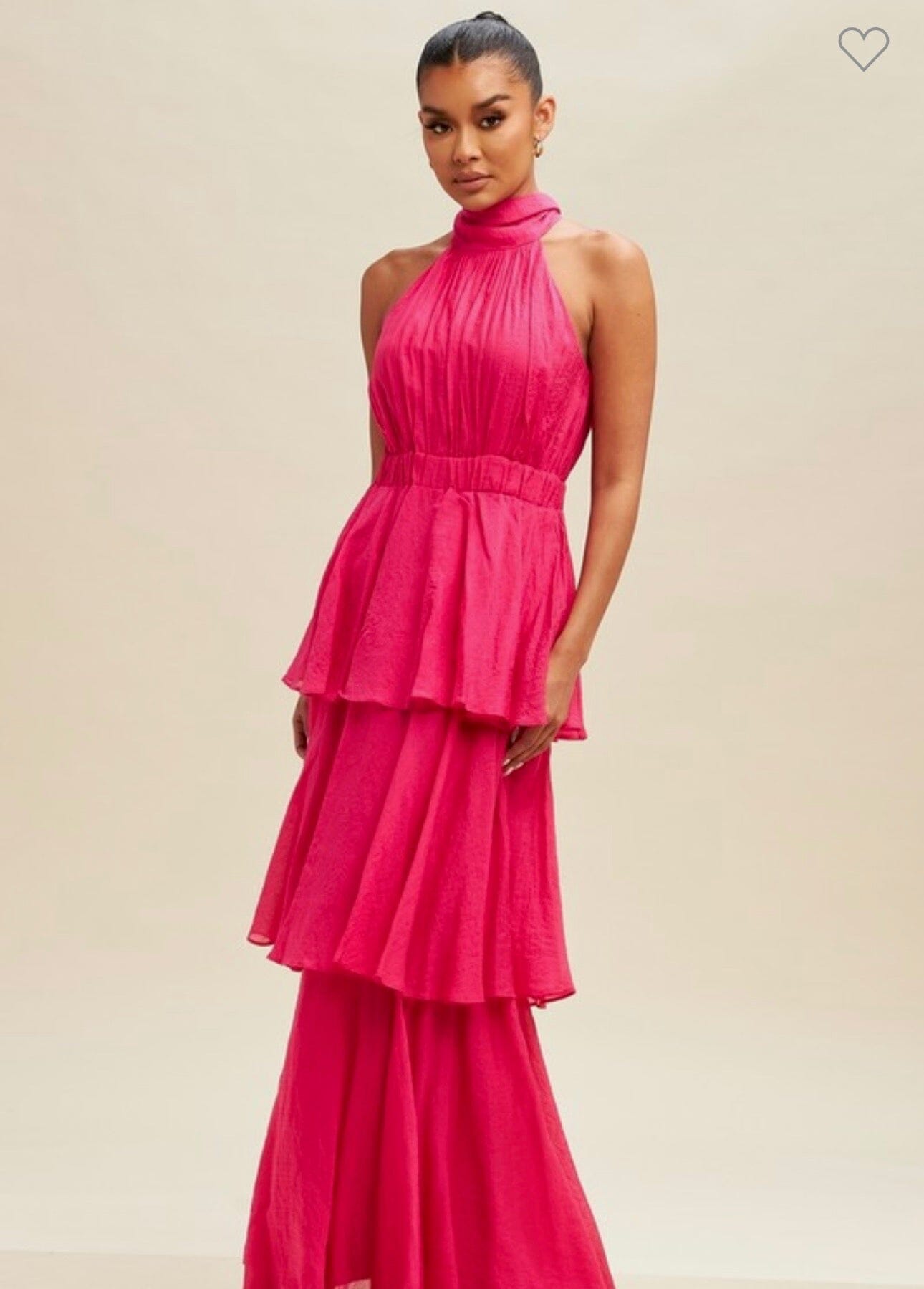 Angelica Ruffle Maxi Dress Dresses 