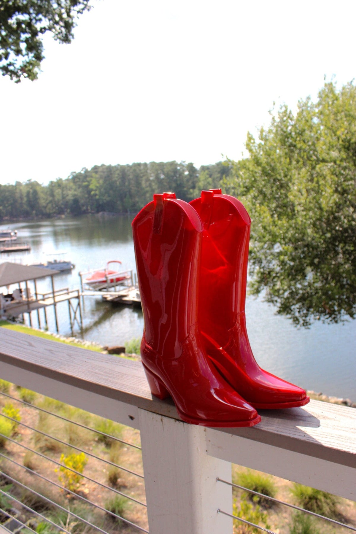 Cowgirl rain boots on sale