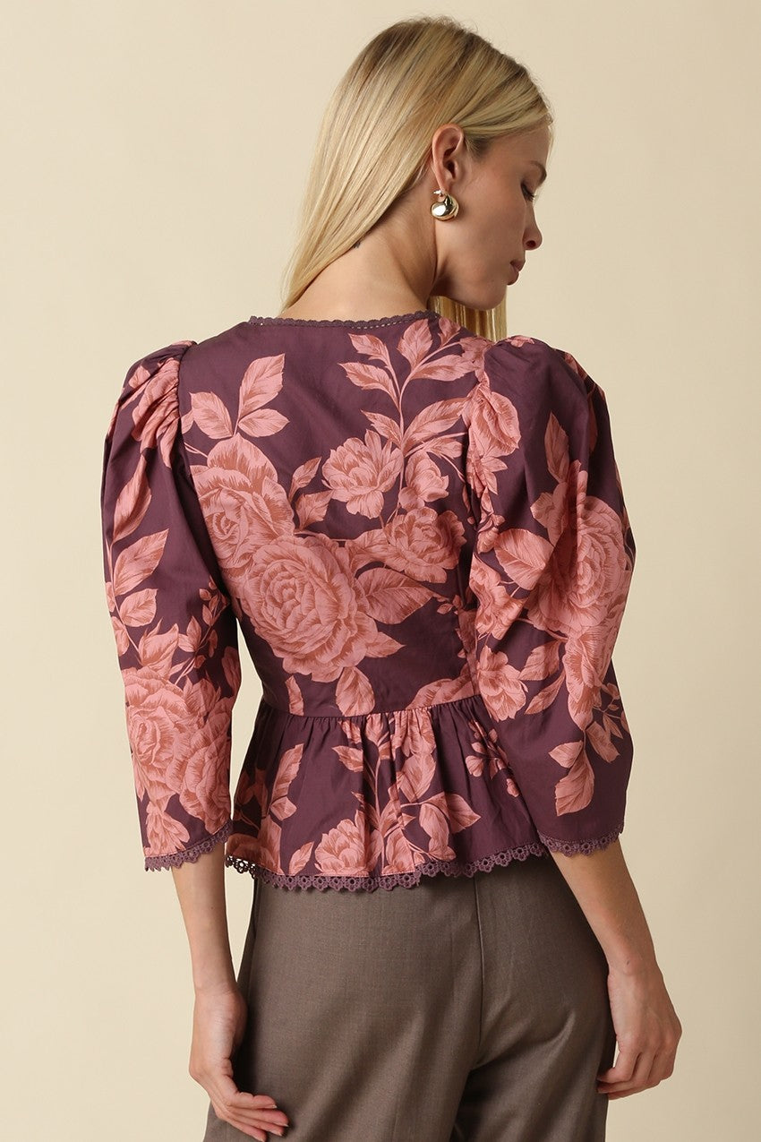 Gina Puff Sleeve Top