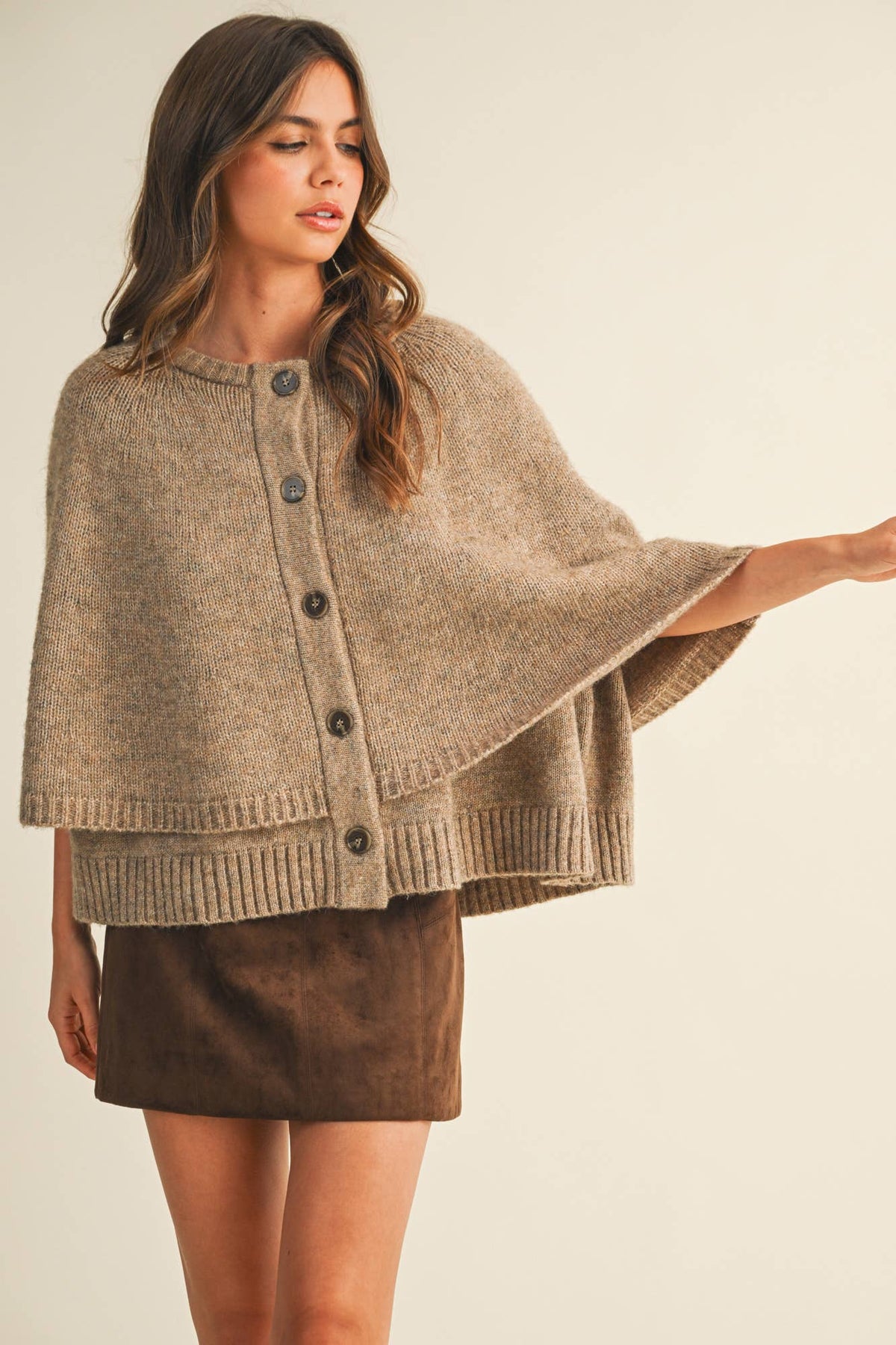 Adriana Cape Sweater