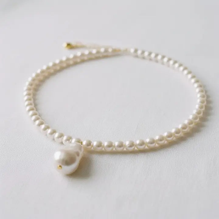 Landrey Pearl Drop Necklace