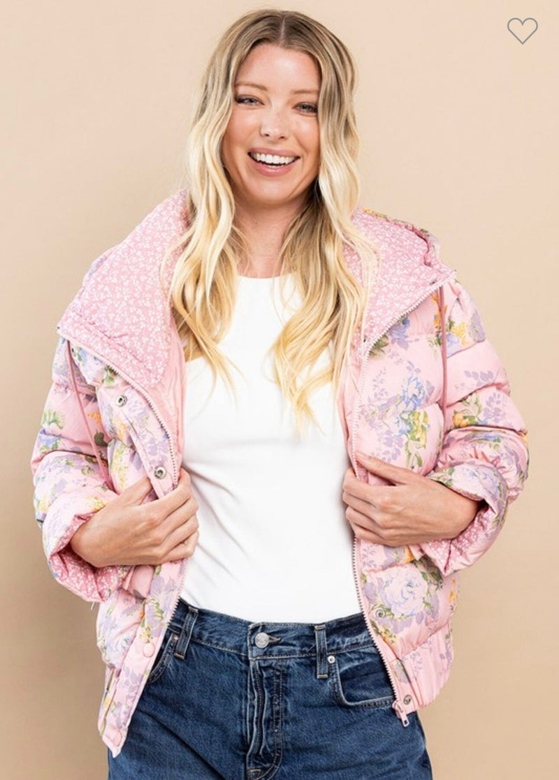 Bouquet Puffer Jacket Outerwear 