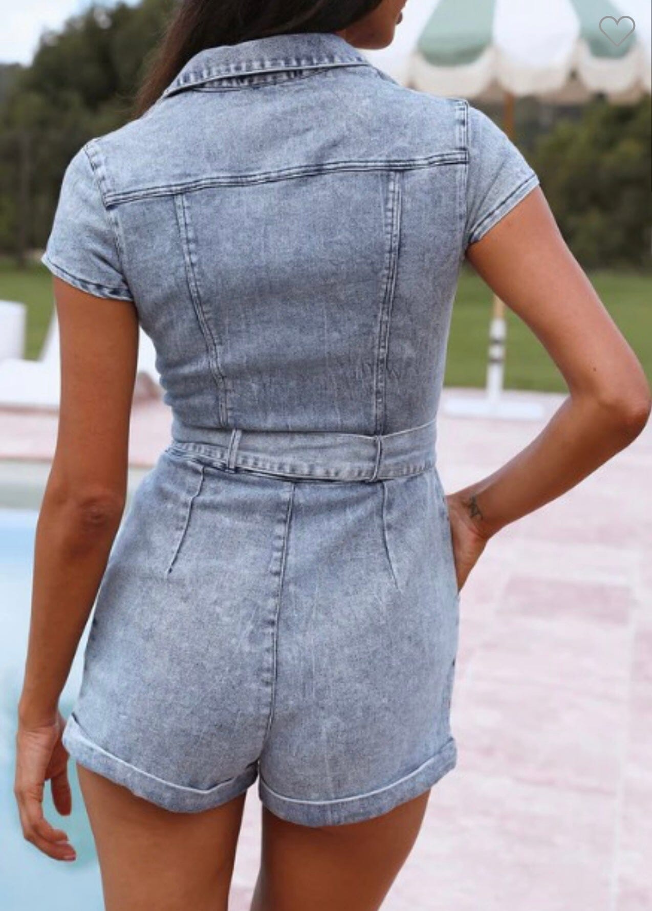Broadway Denim Romper romper 