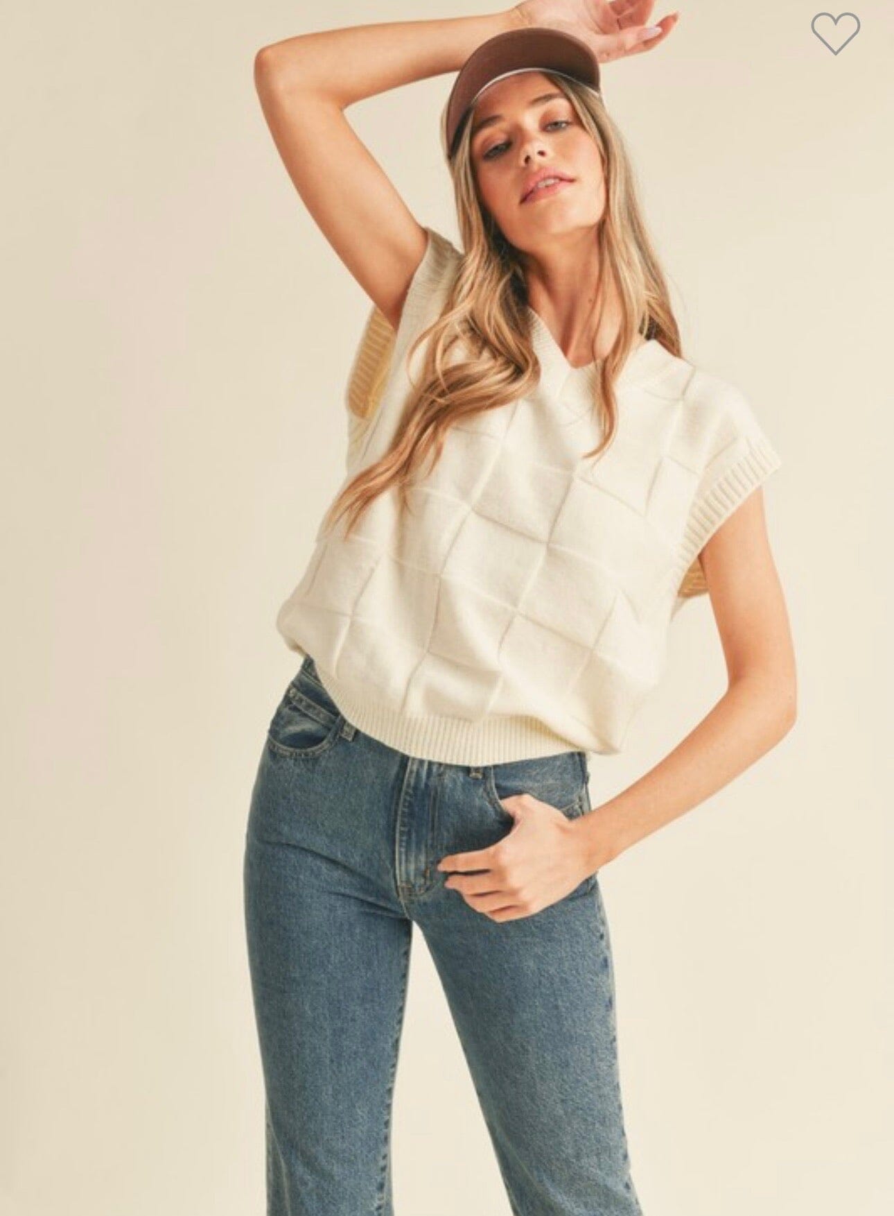 Campbell Sweater Vest Tops 