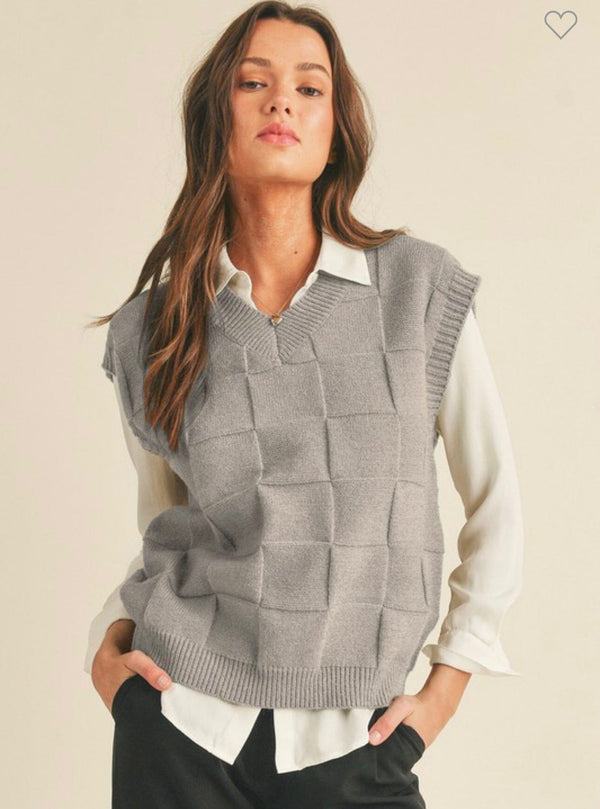 Campbell Sweater Vest Tops 