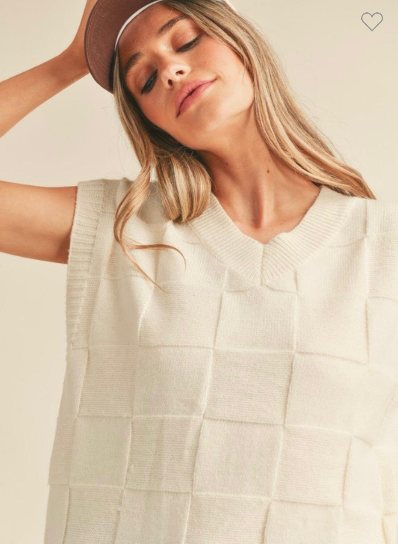 Campbell Sweater Vest Tops 