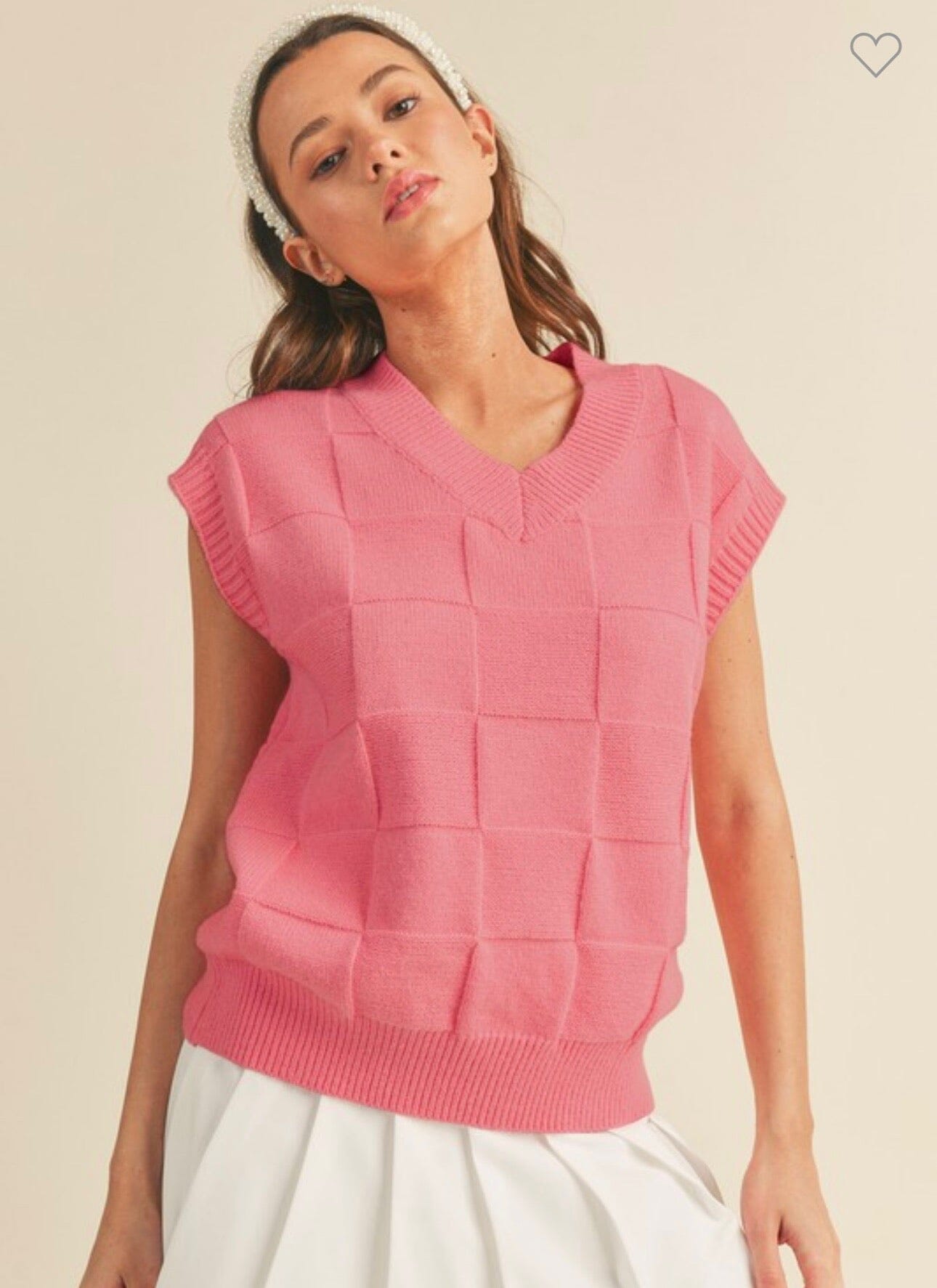 Campbell Sweater Vest Tops 
