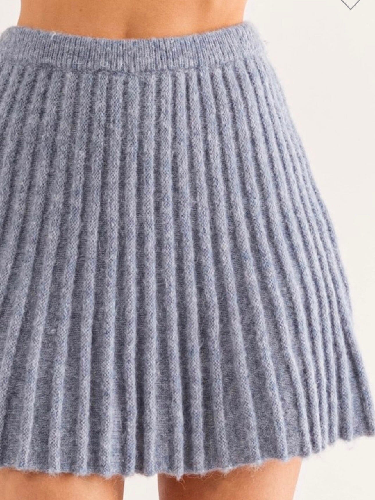 Cloudy Knitted Skirt Bottoms 
